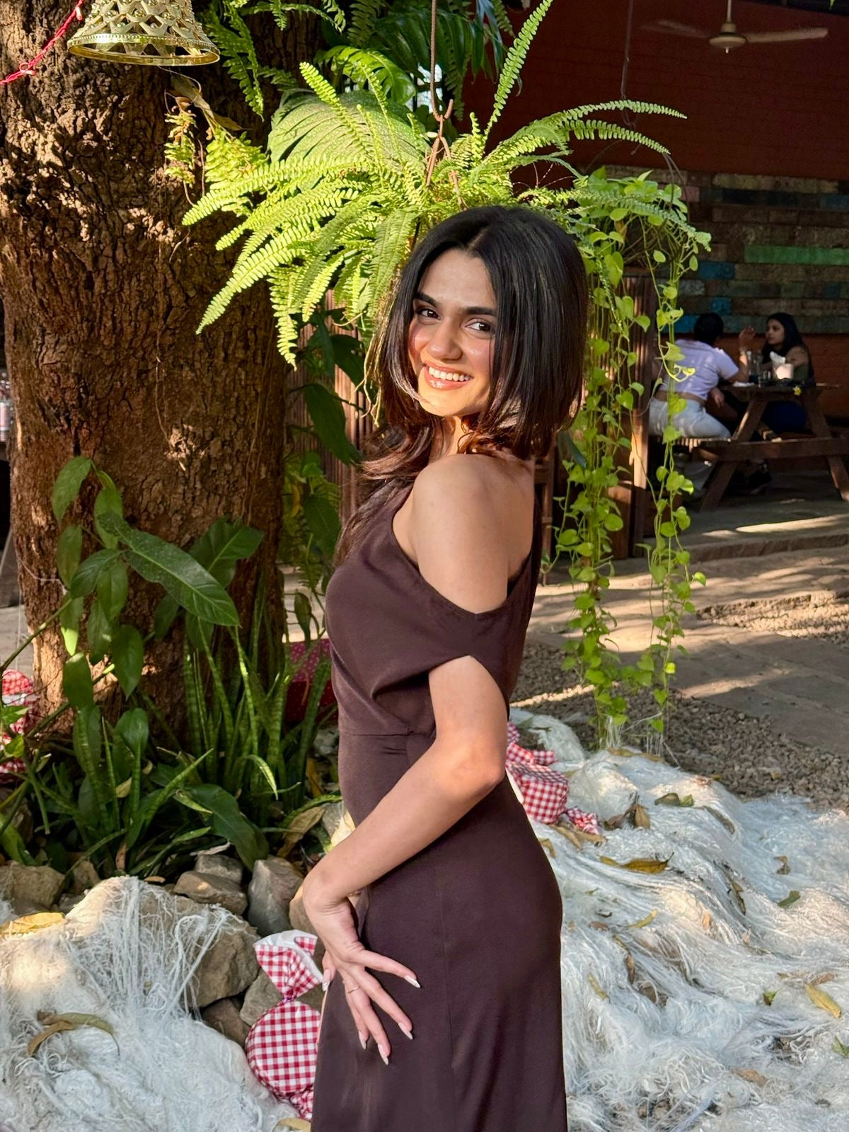 One Shoulder Drop Dress